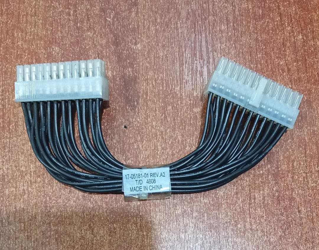 Cable Extensor ATX 24 Pines 17-05181-01 Rev A2 para Fuente de Poder PC — imagen 1