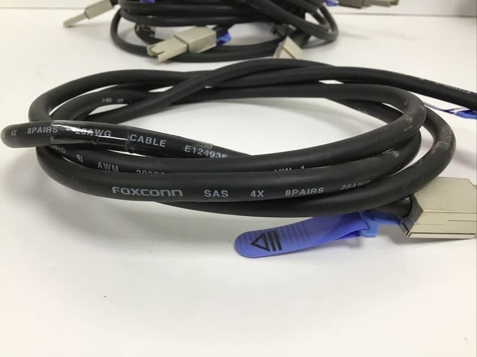 Cable Foxconn SAS E124936-D 4x 8 pairs 28AWG 2m — imagen 3