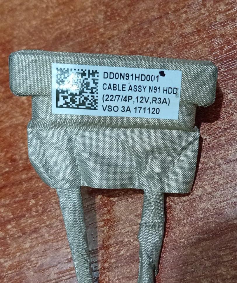 Cable HDD SATA para HP All‐in‐One DD0N91HD001 – Usado, Conector SATA 12V — imagen 3