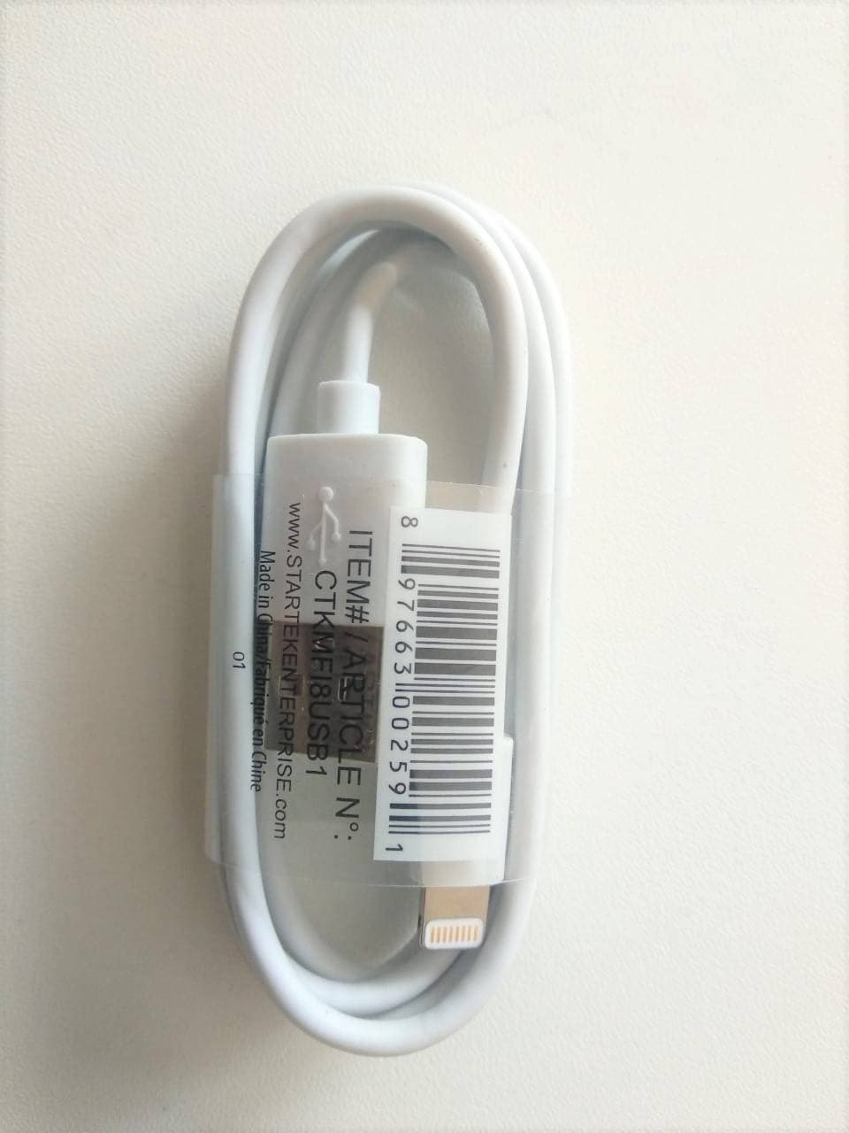 Cable Lightning USB iPhone iPad iPod- CT TEK — imagen 4
