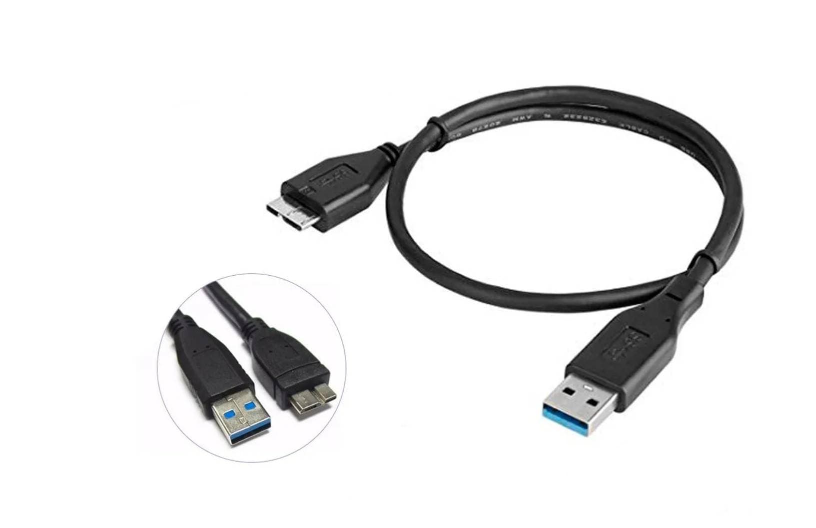 CABLE MICRO-USB TIPO B A USB 3.0 — imagen 1