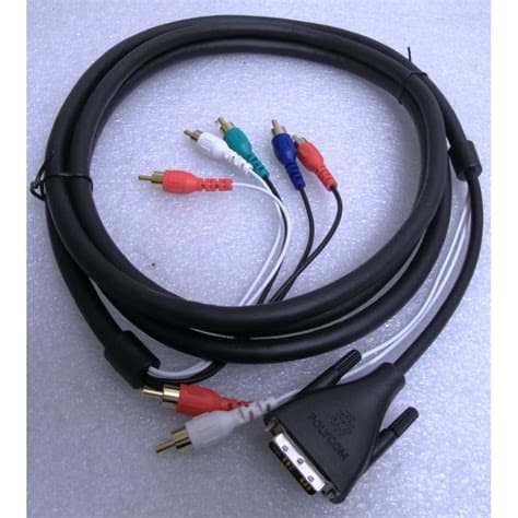 Cable Polycom 2457‑24772‑001 de 3 m – DVI + 2 RCA a 5 RCA – Compatible con HDX7000/8000 — imagen 1