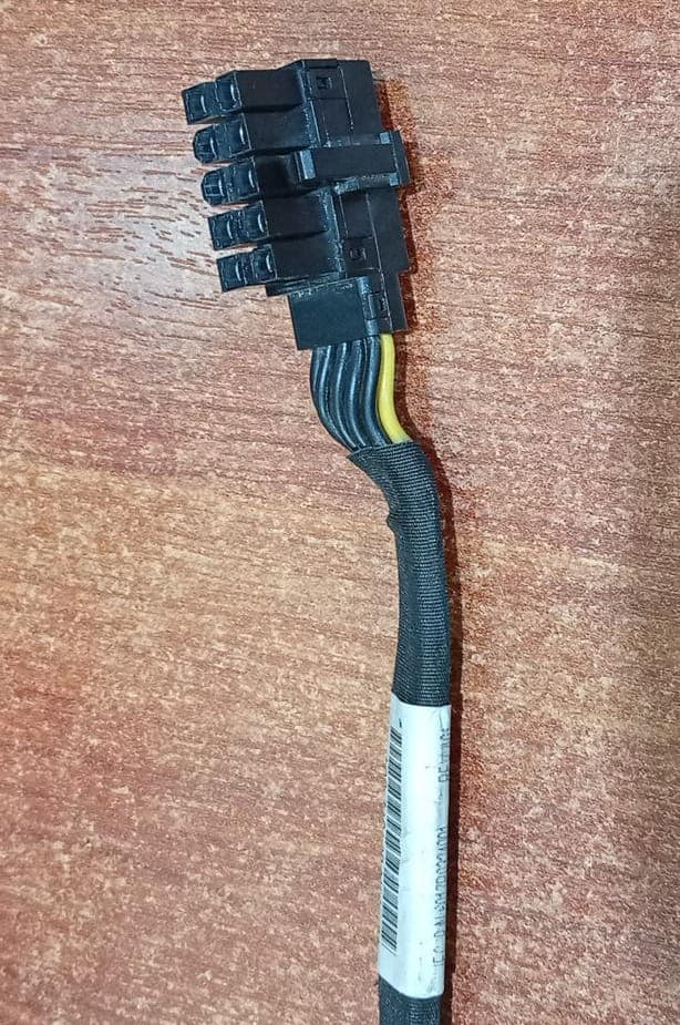 Cable de alimentación HP 654072‑001 / 667873‑001 / 6017B0324001 – 10 pines para servidor — imagen 3