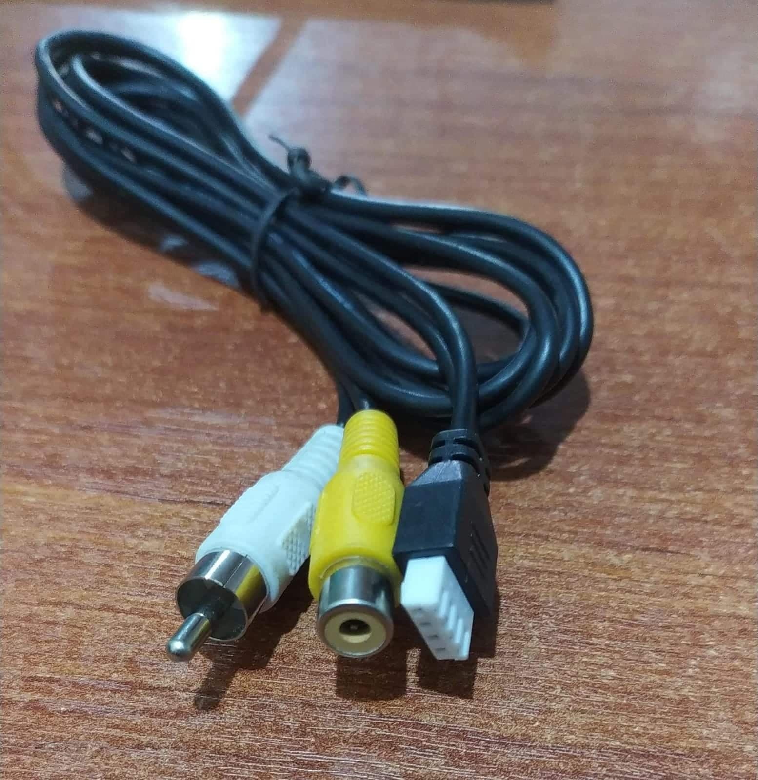 Cable RCA macho y hembra a conector JST-XH de 4 pines — imagen 1