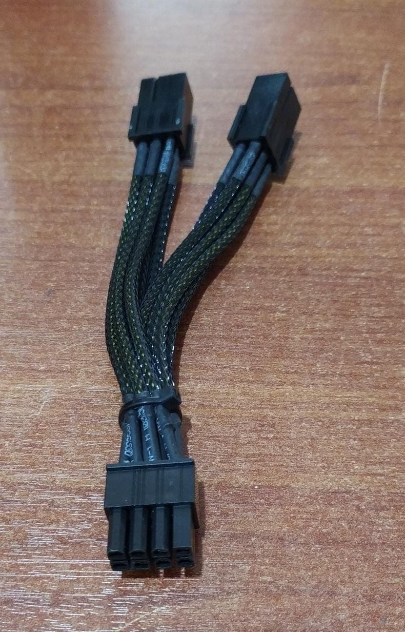 Cable Extensor para Tarjeta Gráfica EPS 1x 8 Pin 12V a 2x 6 Pin PCIe — imagen 4
