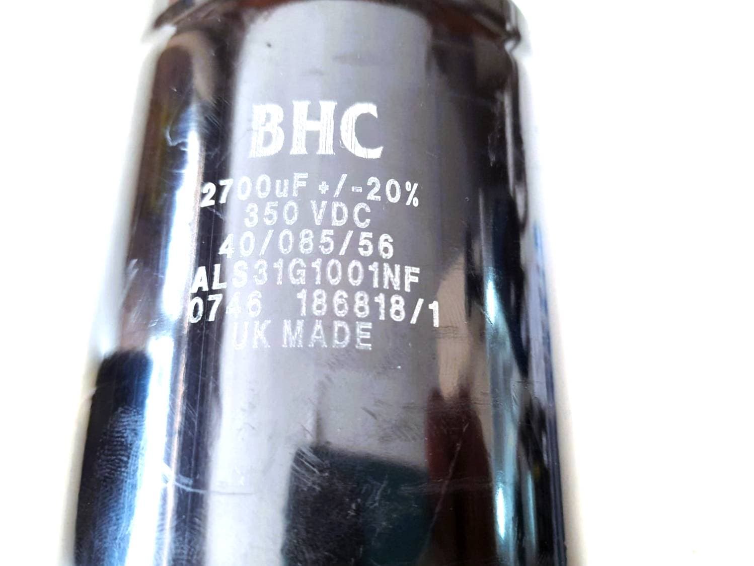 CAPACITOR CONDENSADOR ELECTROLÍTICO 2700UF 350 VDC SEMINUEVO — imagen 2