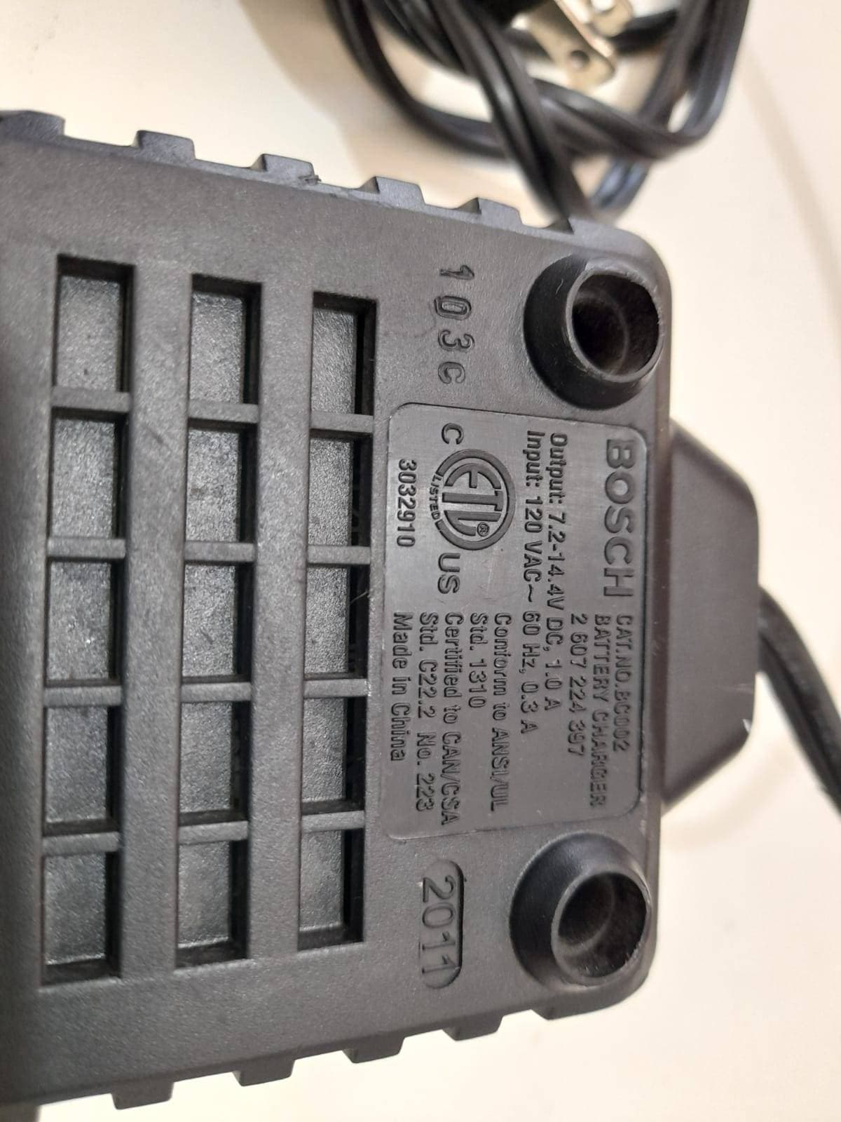 CARGADOR DE HERRAMIENTAS-BOSCH BC002 — imagen 7