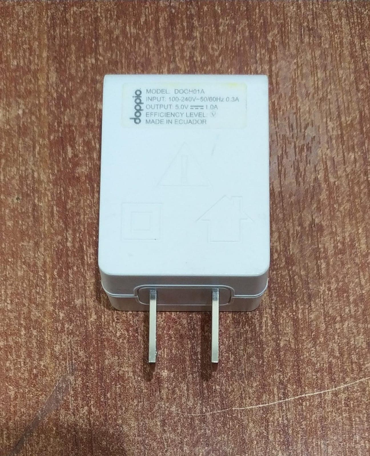 Cargador de Pared USB Doppio DOCH01A 5V 1A Blanco (Smartphones y Gadgets 5V/1A) — imagen 1