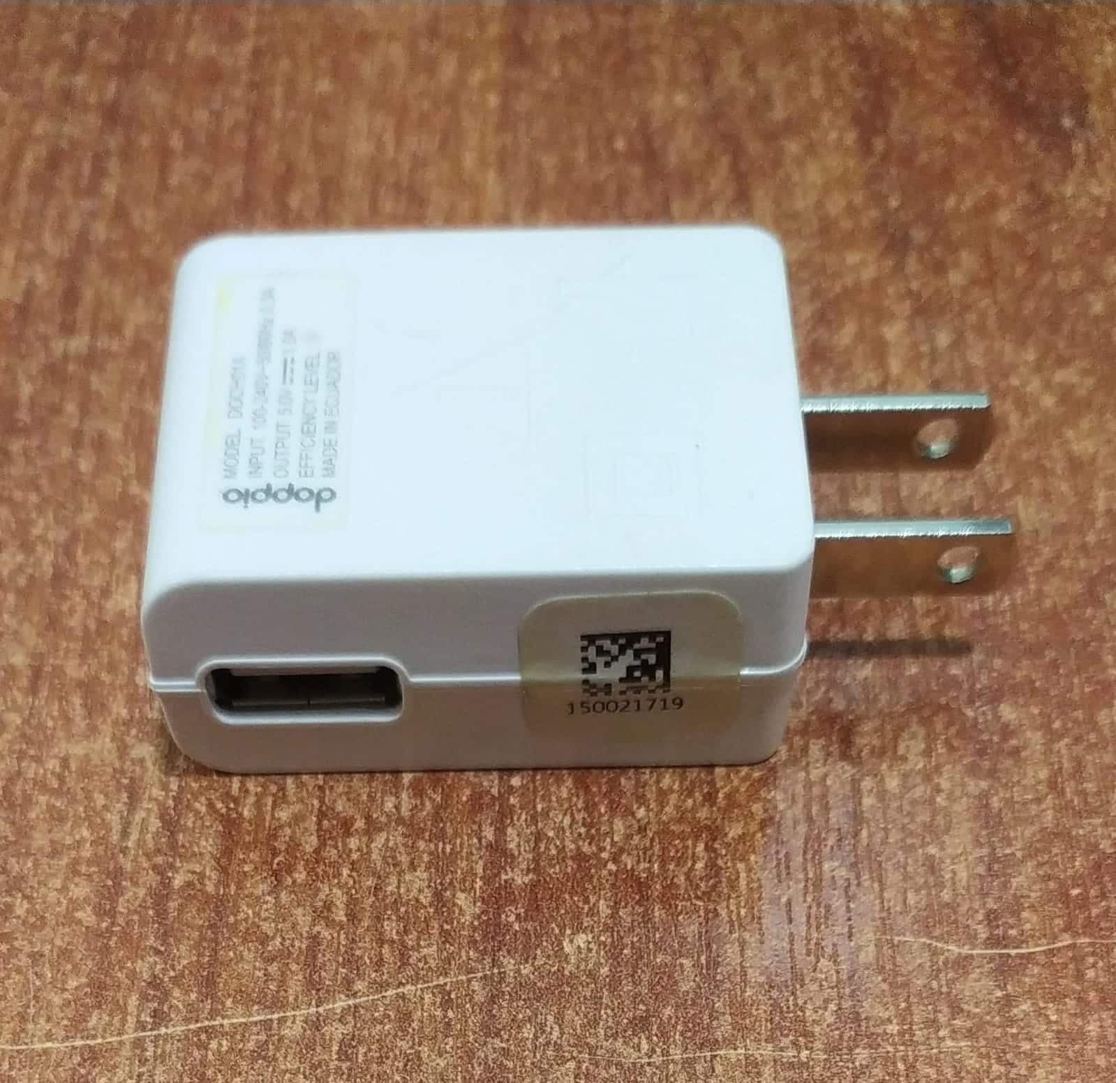 Cargador de Pared USB Doppio DOCH01A 5V 1A Blanco (Smartphones y Gadgets 5V/1A) — imagen 3