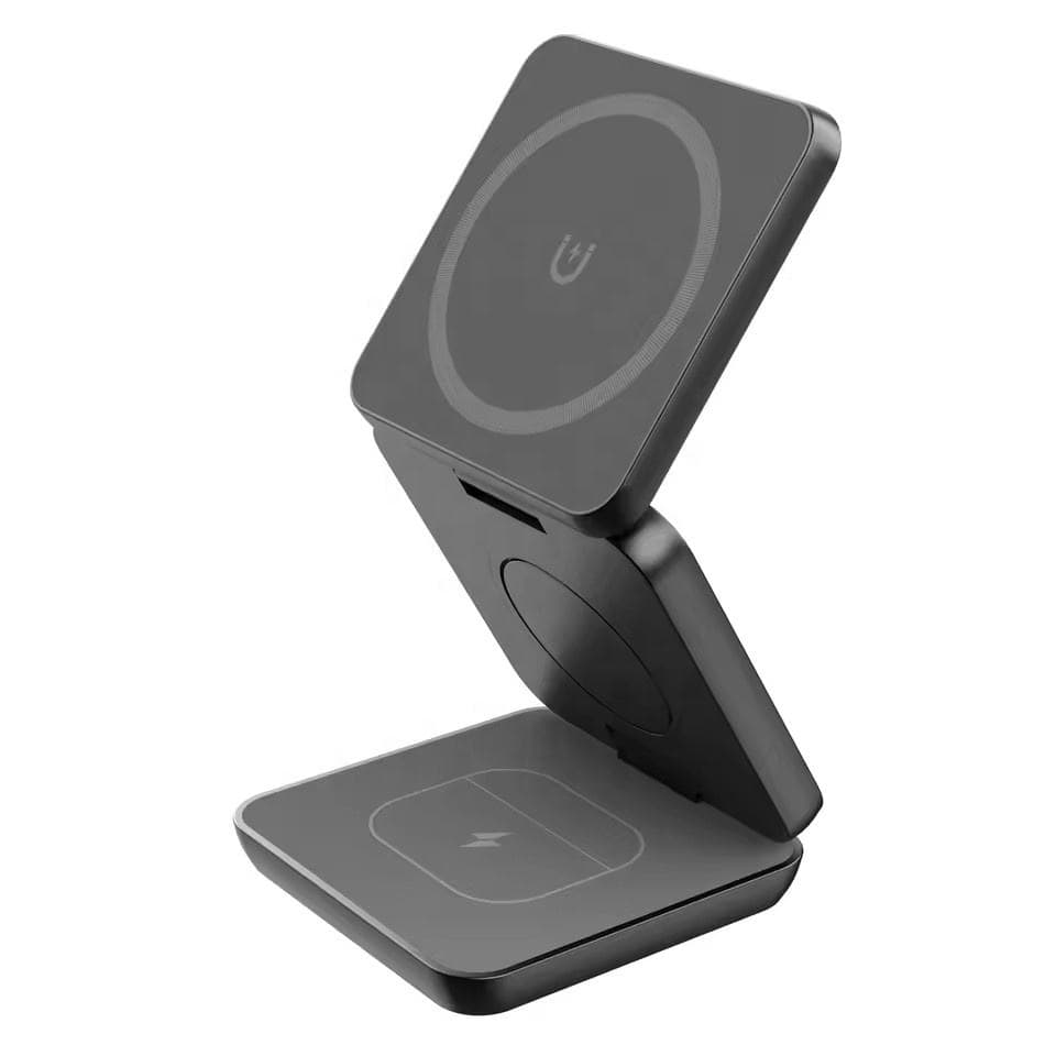 Cargador Inalámbrico Multifuncional 3 en 1 TN‑WC10 Soporte Plegable para Celular, Reloj y Audífonos — imagen 1