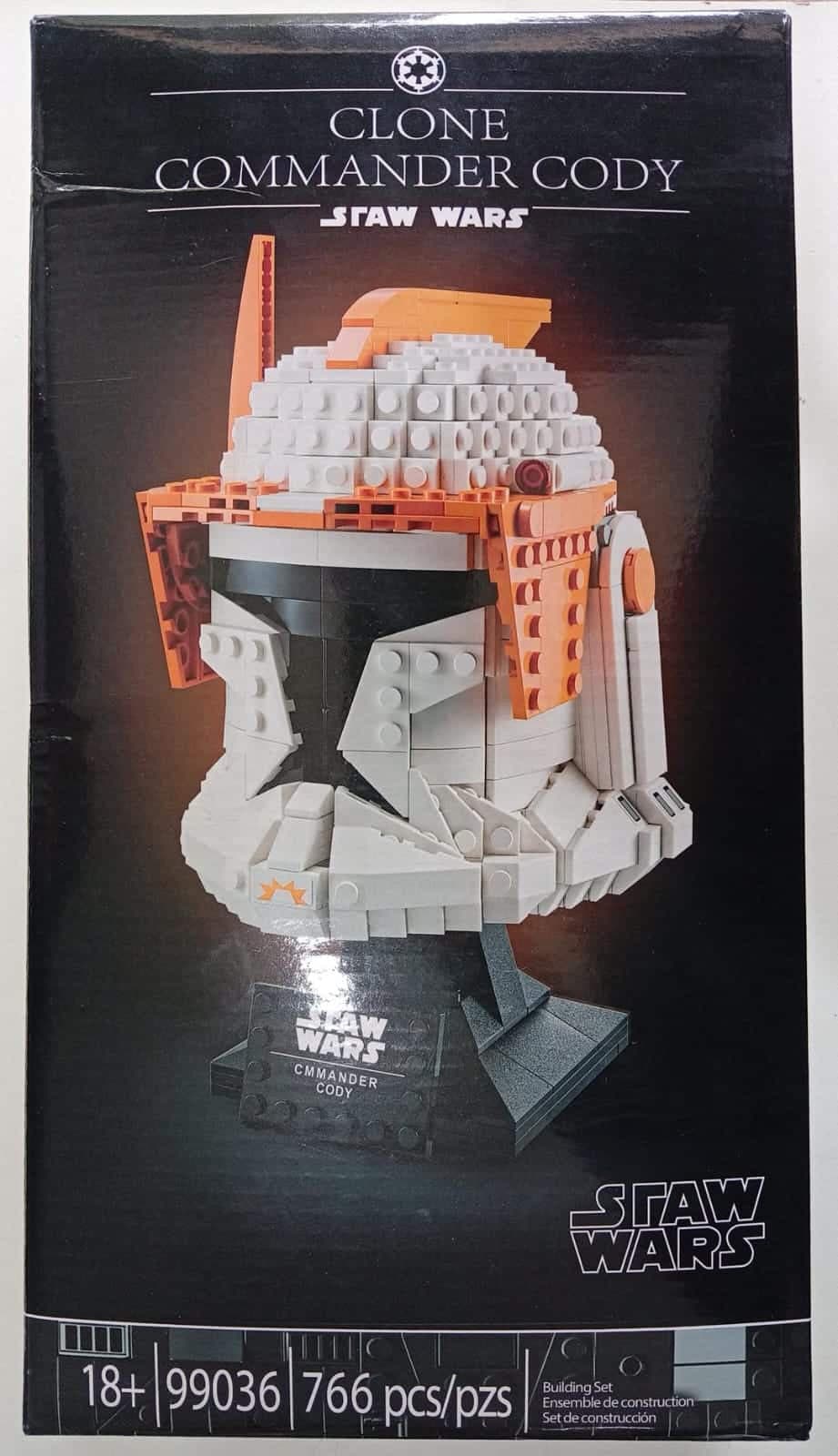 Casco Clone Commander Cody Star Wars armable tipo Lego 766 Piezas 21cm (Modelo: 99036) — imagen 2