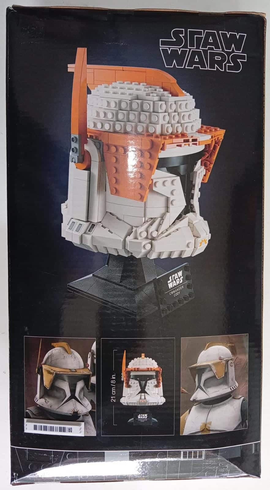 Casco Clone Commander Cody Star Wars armable tipo Lego 766 Piezas 21cm (Modelo: 99036) — imagen 3