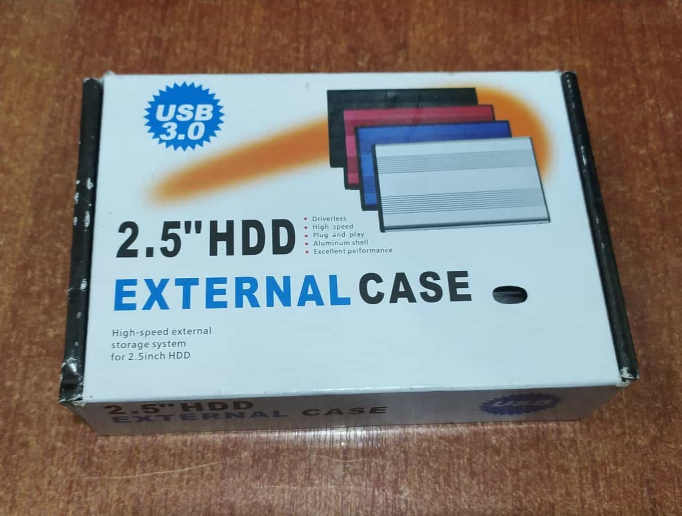 Case (ESTUCHE EXTERNO) USB 3.0 SuperSpeed 2.5″ SATA HDD/SSD CASE (Plug‑and‑Play) — imagen 3