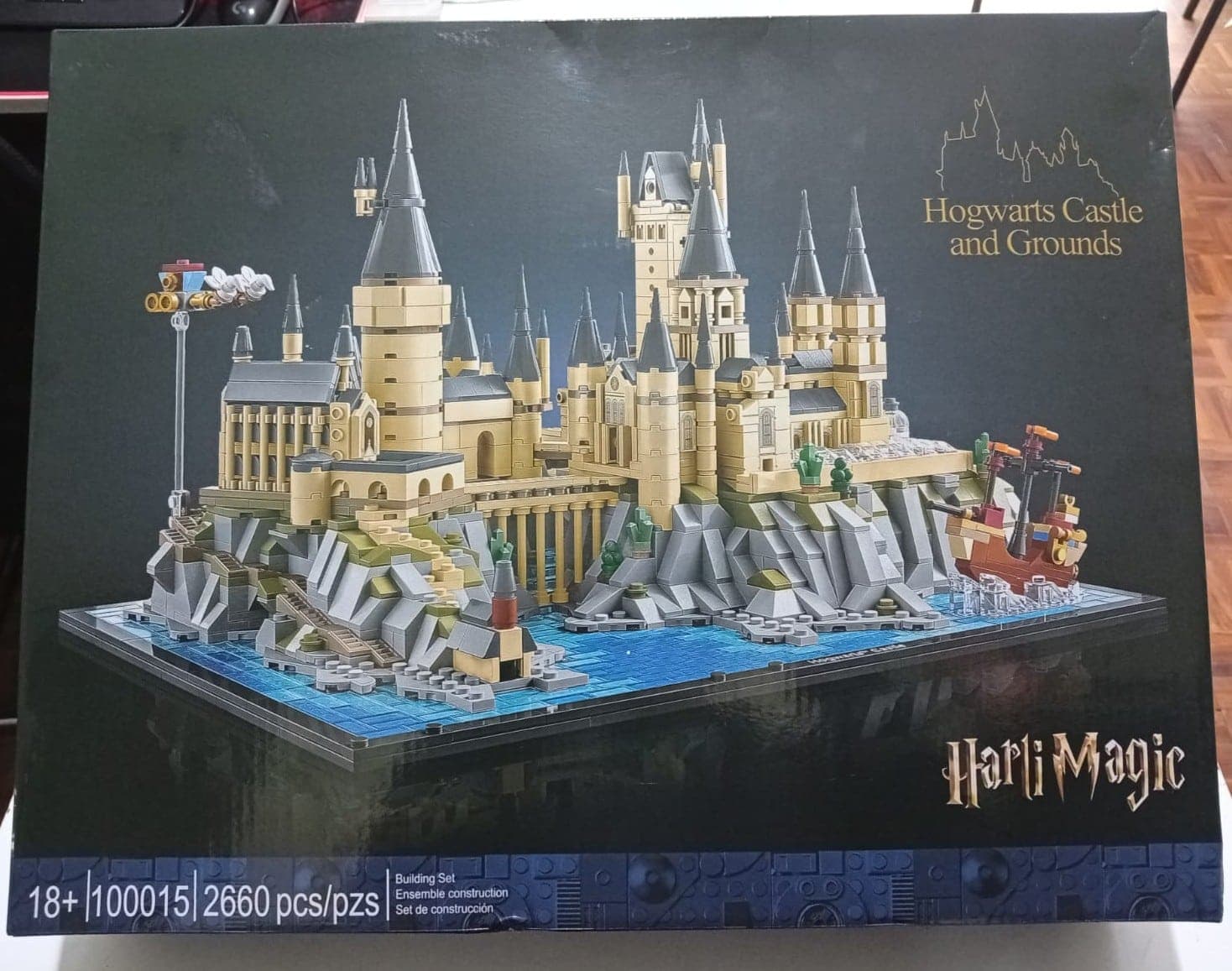 Castillo Hogwarts Harry Potter armable tipo Lego 2660 Piezas 35cm X 21cm (Modelo 100015) — imagen 1