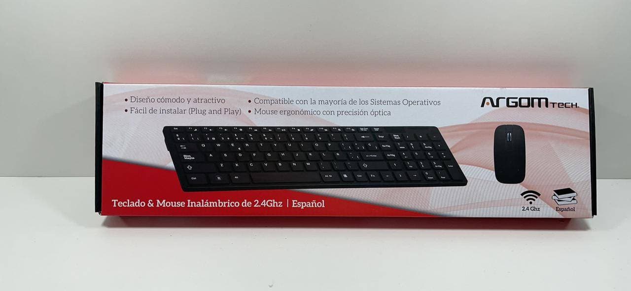 Combo teclado y mouse inalámbrico-ArgomTech — imagen 2