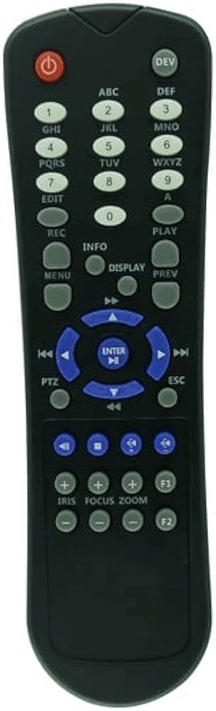 Control remoto HIKVISION DS-REMOTE-2 original DVR NVR – para series DS-7200 / DS-7300 / DS-8100 — imagen 1
