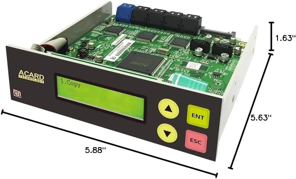 Controladora de Duplicación SATA ACARD ARS-2050S 1 a 11 Copias DVD/CD — imagen 2