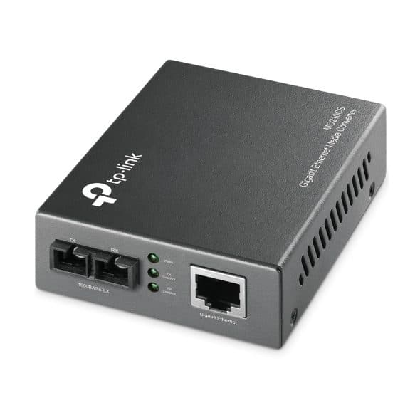 Convertidor de fibra SC monomodo | MC210CS | TP-Link | 1000M RJ45 a 1000M | duplexup completo — imagen 1