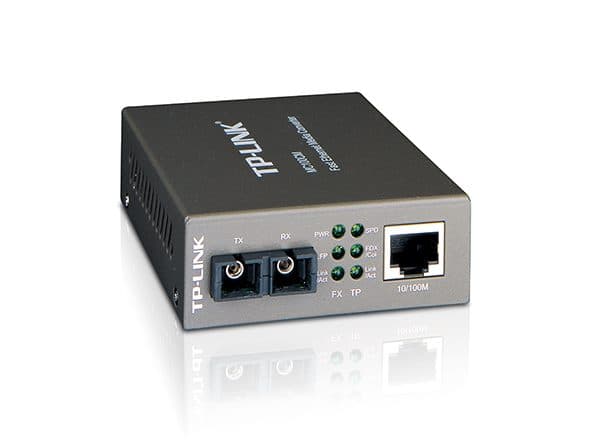 CONVERTIDOR DE MEDIO | TP-LINK | MC100CM | FIBRA OPTICA MULTIMODO CONECTOR SC | 9V-50/60Hz 0.8A — imagen 3