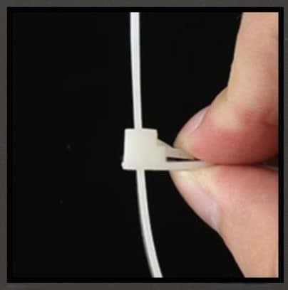 50 Correas Amarras Plástica Reutilizable Transparente 30 cm – Brida Desbloqueable para Cables — imagen 4