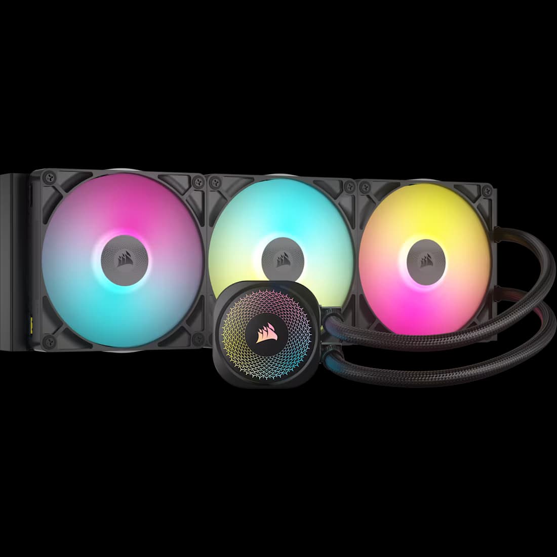 Corsair iCUE LINK TITAN 420 RX RGB – Kit 3 Ventiladores – Refrigeración Líquida CPU 420 mm — imagen 1
