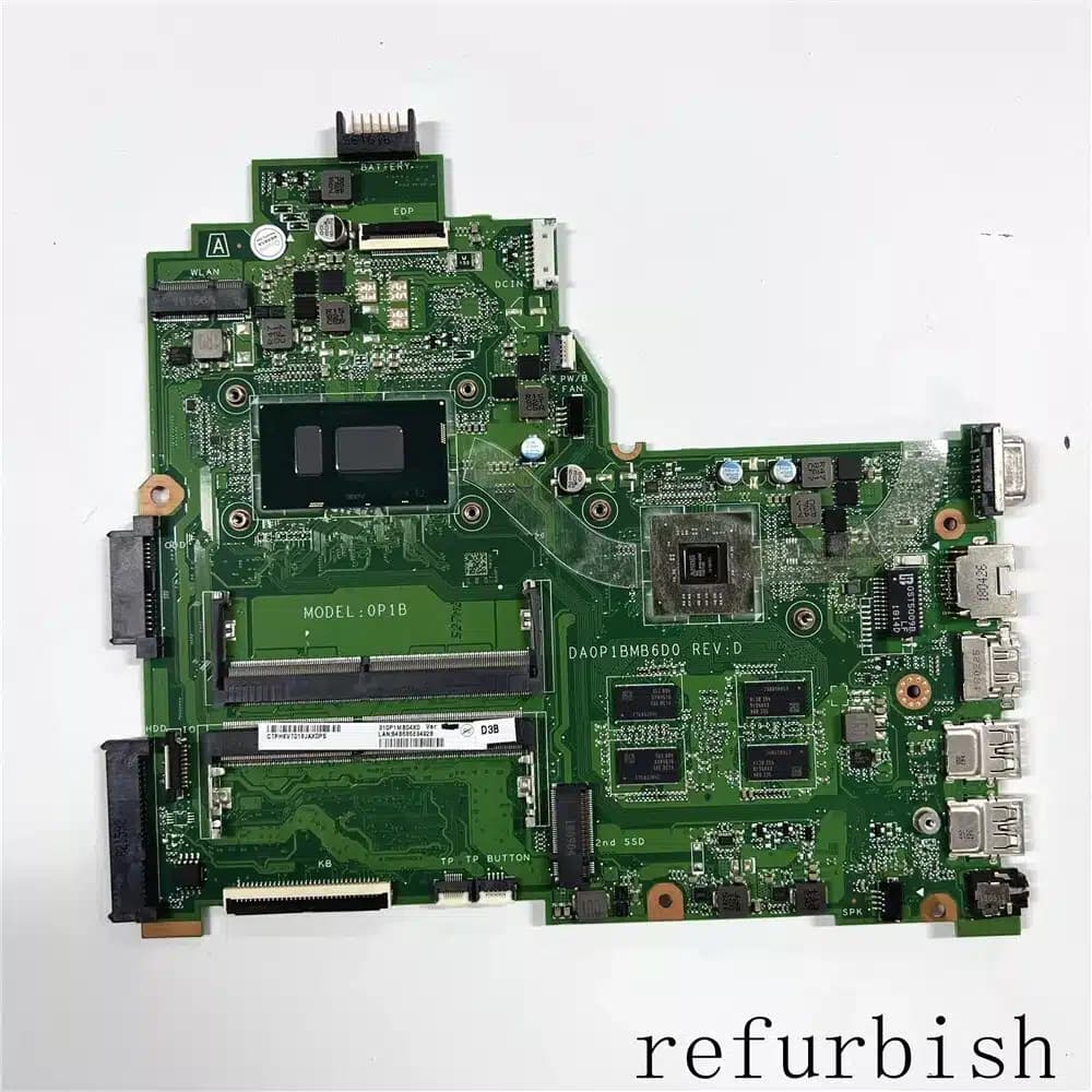 Placa Madre HP DA0P1BMB6D0 Rev D i3-6006U (925423-001) para HP 14-BS / 240 G6 — imagen 1