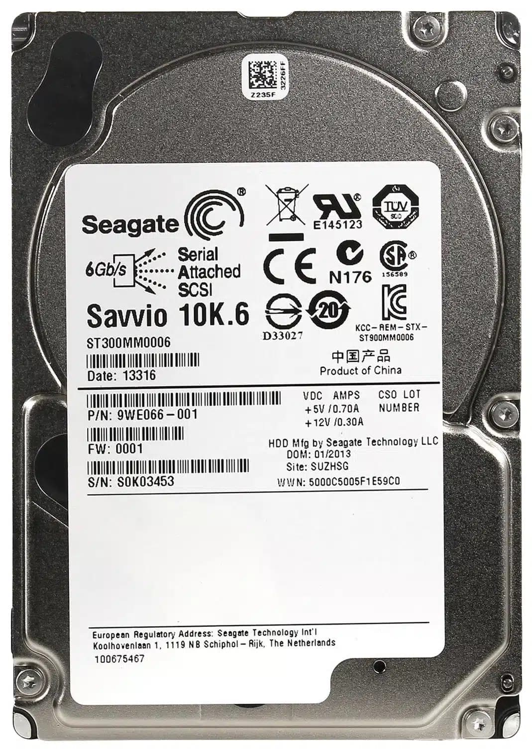 Disco duro 300 GB Seagate ST300MM0006 2.5" SAS 10K RPM 6Gb/s / Nuevo — imagen 2