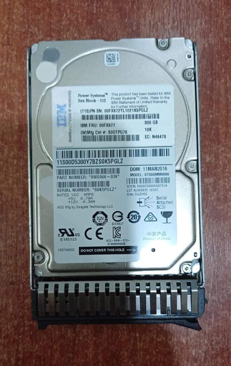 Disco duro 300 GB Seagate ST300MM0006 2.5" SAS 10K RPM 6Gb/s / Nuevo — imagen 1