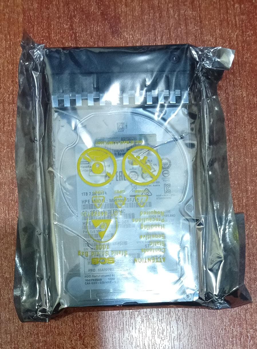 Disco Duro HDD HP MM1000GFJTE 1TB 7.2K RPM SATA 6Gb/s Enterprise para Servidor — imagen 1