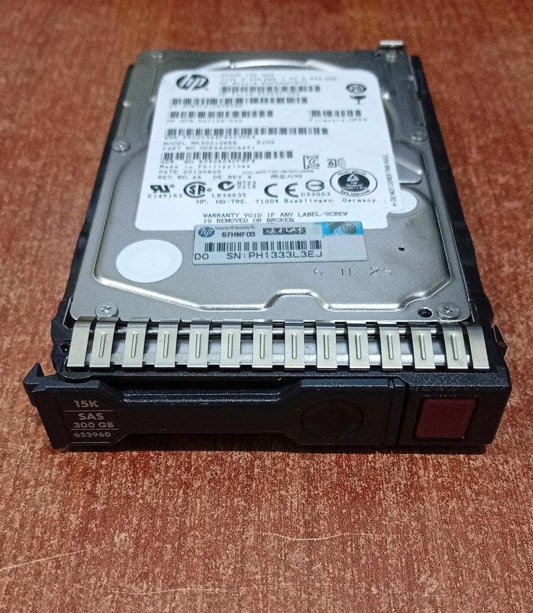 Disco Duro HP 300GB 15K SAS 2.5" EHO300FCBVC MK3001GRRB Servidor – Seminuevo — imagen 3
