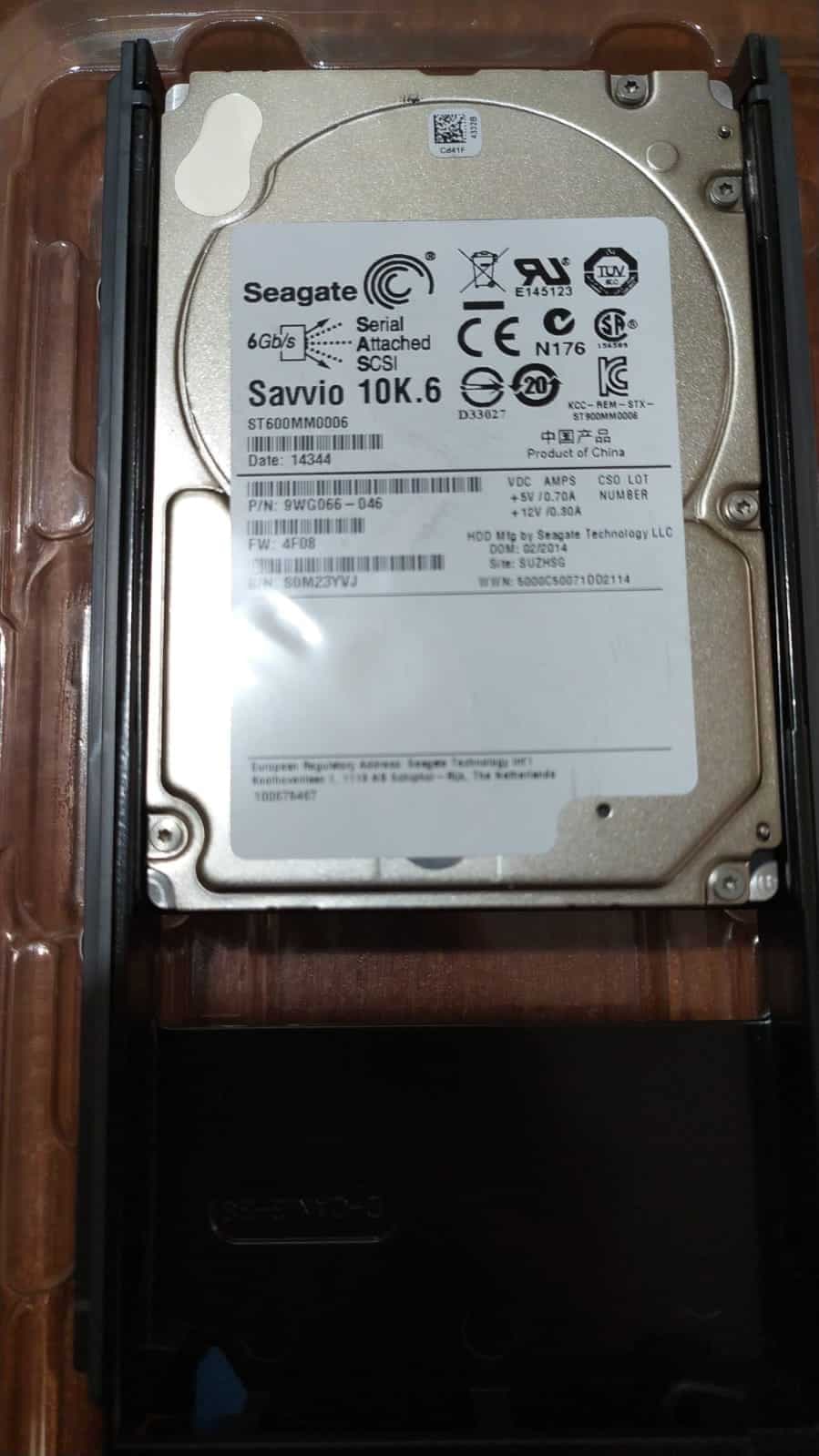Disco Duro Seagate Savvio 10K.6 ST600MM0006 SAS 600 GB 10K RPM – Ideal para Servidores y Redes SAN — imagen 3