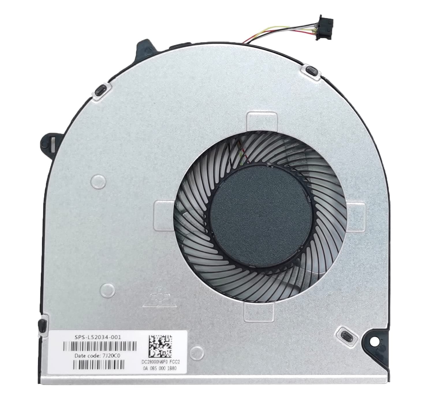 Disipador HP FCN CPN DC28000N6F0 / L52034‑001 – para Pavilion 15‑DU/DW/S‑DU/S‑DW/S‑DY | Gen10 — imagen 1