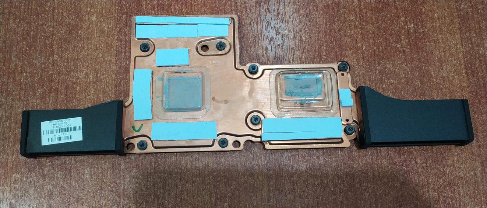 Disipador HP N19230-001 (Dual Copper Heatsink) para ZBook Fury 16 G10 G11 G9 con GPU Dedicada — imagen 1