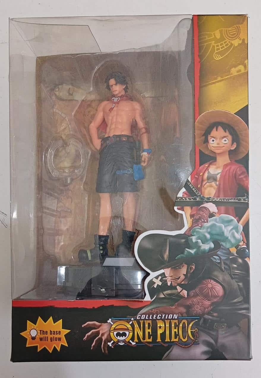 Figura Coleccionable One Piece Portgas D Ace New World Dead or Alive Base LED REPLICA — imagen 1