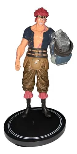 Figura Eustass Captain Kid - One Piece Collection - Base LED con Luz USB - Nuevo REPLICA — imagen 1