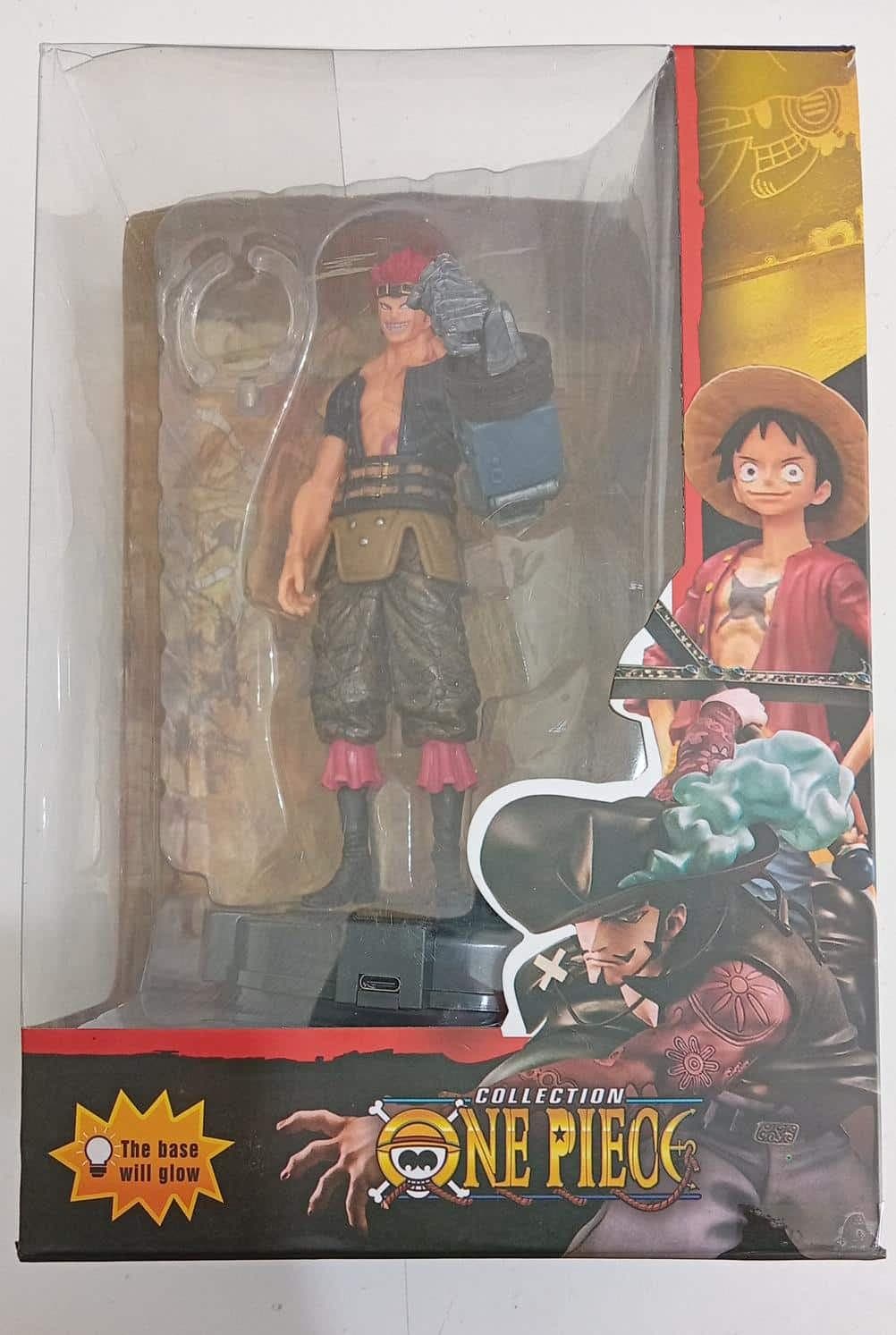 Figura Eustass Captain Kid - One Piece Collection - Base LED con Luz USB - Nuevo REPLICA — imagen 2