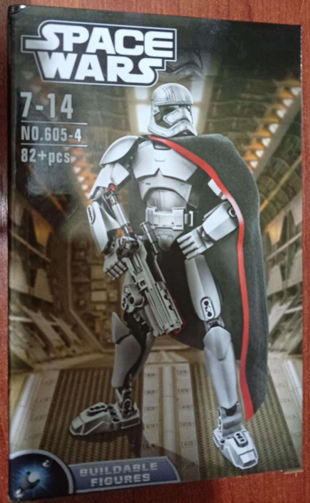 Figura Space Wars Capitán Phasma armable tipo Lego 82 Piezas 26cm (Modelo: 605-4) — imagen 2