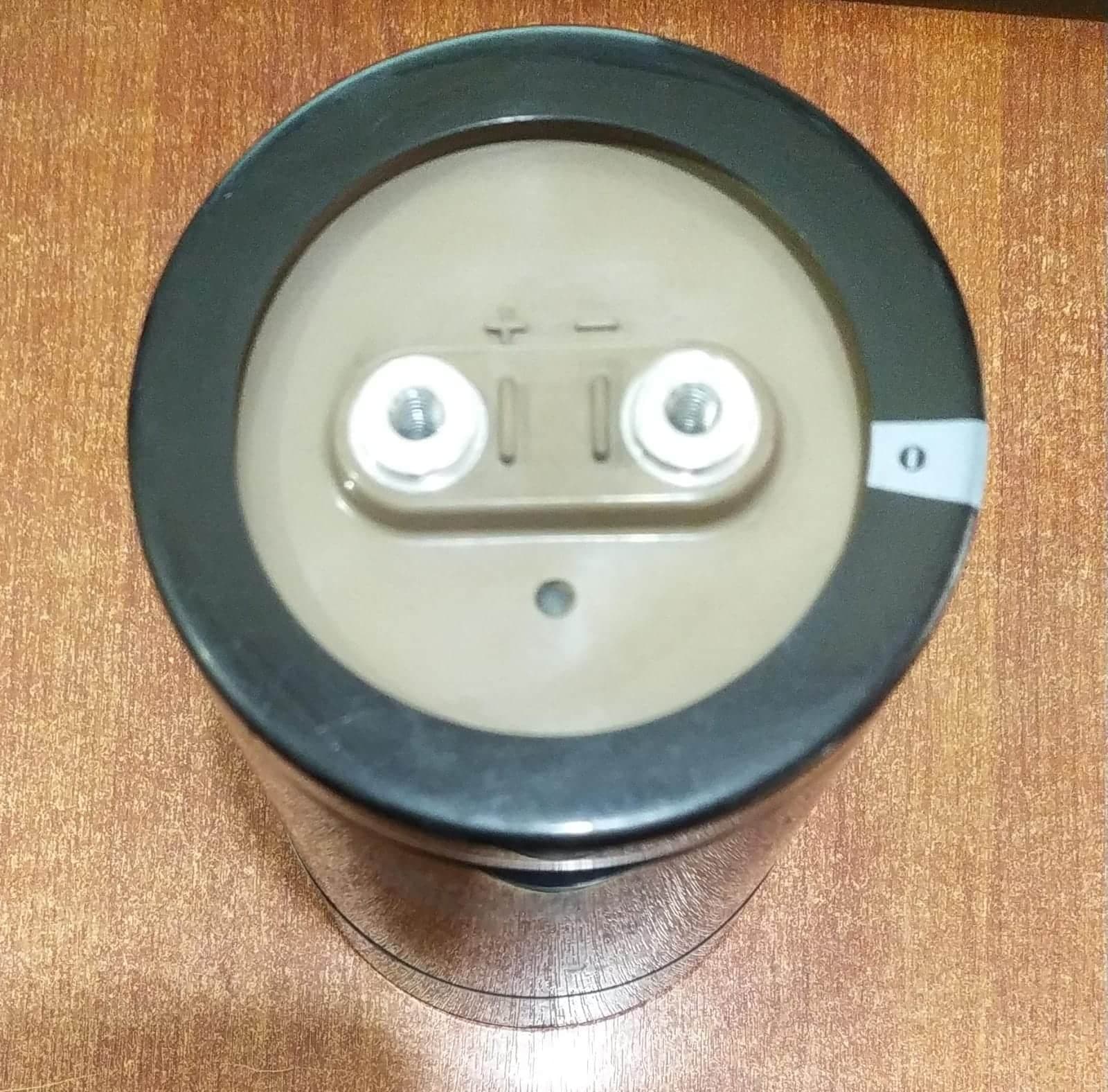 Filtro (Condensador) HCG 14 000 µF 450 VDC Surge 500 V – Usado, 17 cm alto — imagen 2