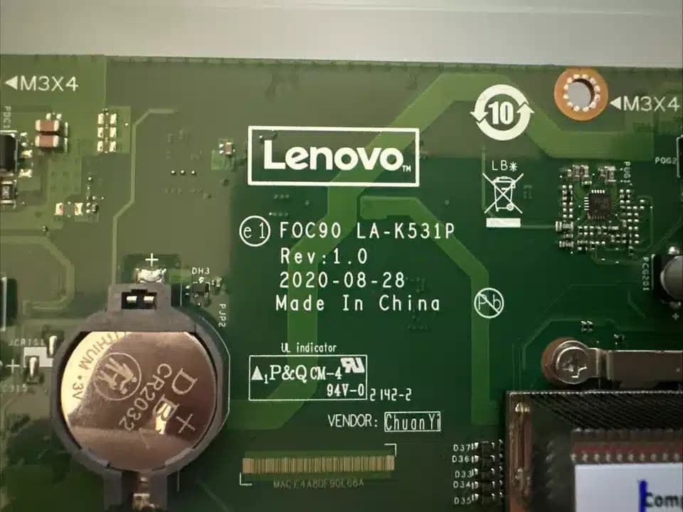FOC60 LA-J751P | LENOVO AIO V30A | AIO V30A - 22IIL/24IIL | MORHERBOARD — imagen 2