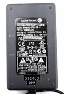 Fuente de alimentación conmutada | Alcatel Lucent | 48V, 0,31A, 15W | GPSU15B-8 | sin cable de alimentación — imagen 3