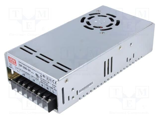 Fuente de Alimentación Conmutada | SP-200-24 | MEAN WELL | 24V 8.4A — imagen 3