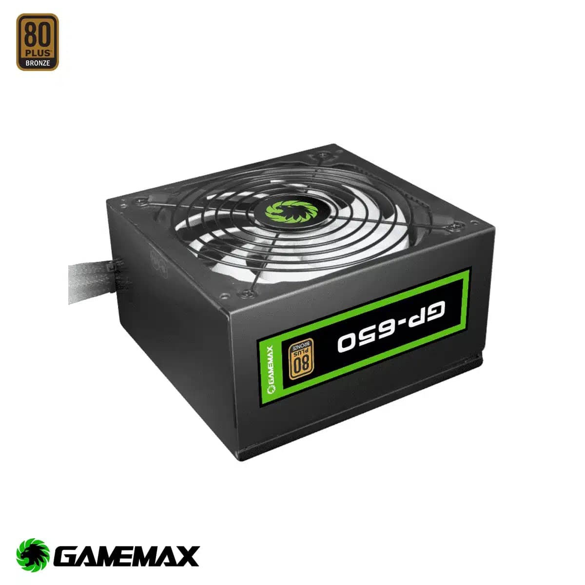 Fuente de poder 650W Gamemax GP-650 80+ Bronce (Usada, sin caja) — imagen 2