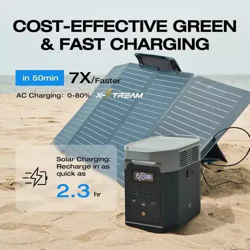 Generador Eléctrico | ECOFLOW DELTA2 | 2700W | 1024Wh | INVERSOR PORTATIL — imagen 2