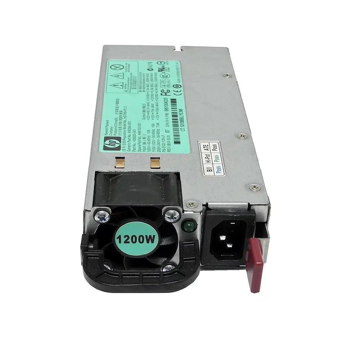 HP HSTNS-PL11 | Fuente de Poder 1200W ProLiant G6 G7 | P/N 438203-001 | Nuevo — imagen 2