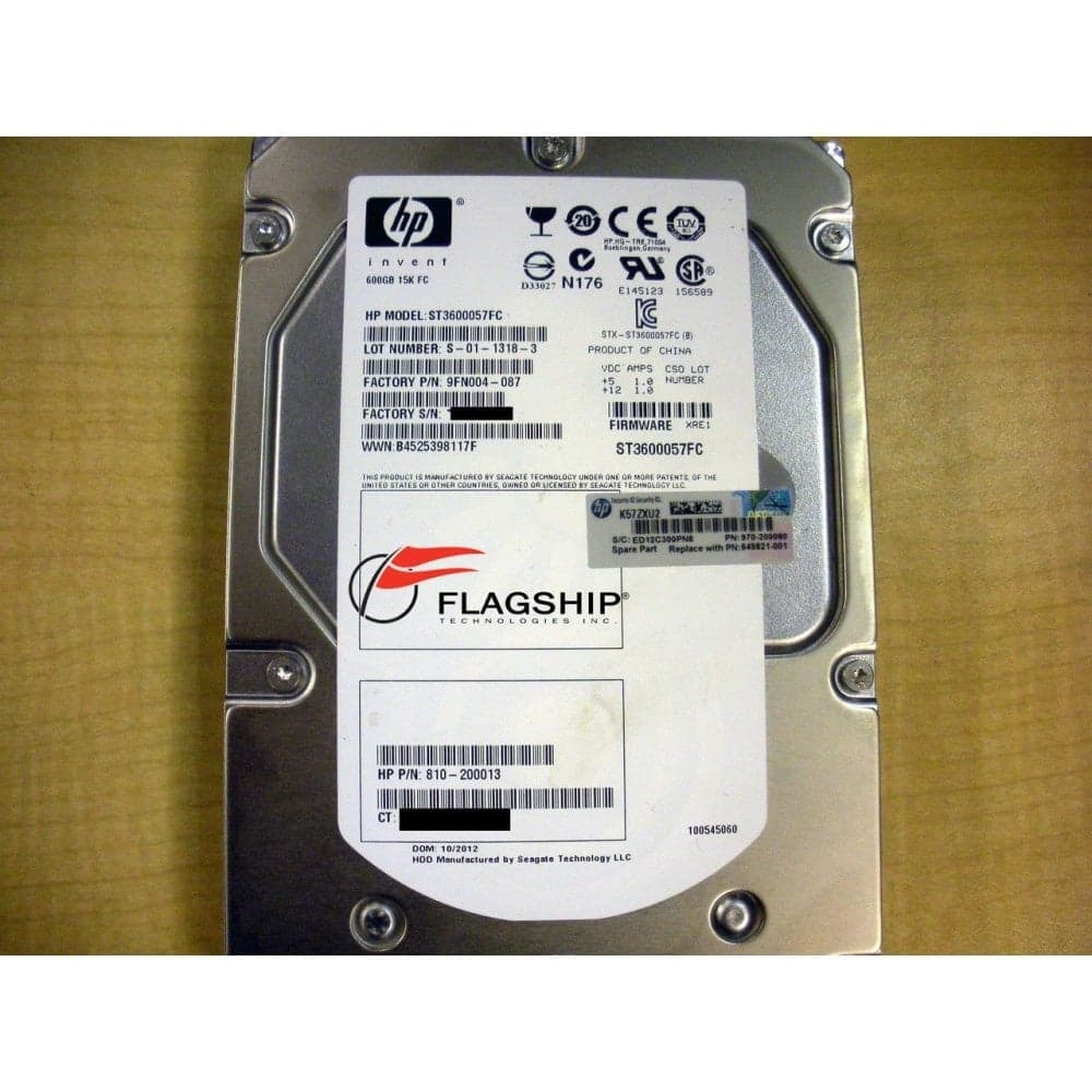 HP ST3600057FC 649889-001 Disco Duro 600GB 15K FC 3.5" - Nuevo — imagen 2