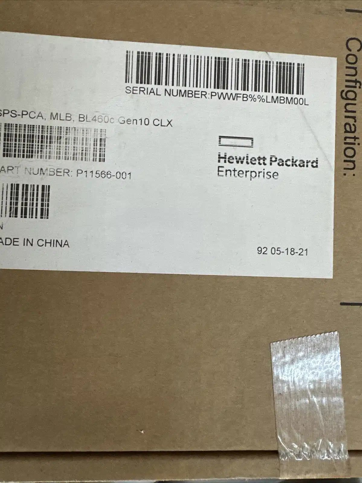 HPE P11566-001 System Board ProLiant BL460c Gen10 V6 NUEVO — imagen 8