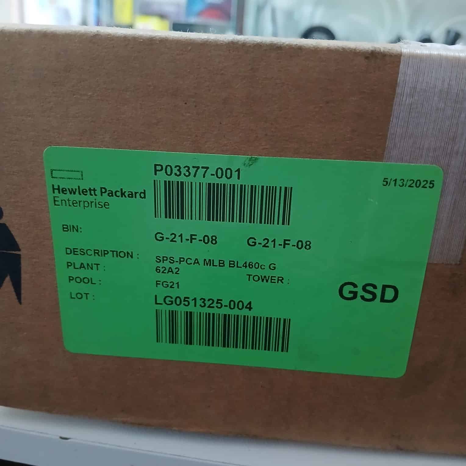 HPE ProLiant BL460c Gen10 Motherboard System Board P03377-001 NUEVO — imagen 3