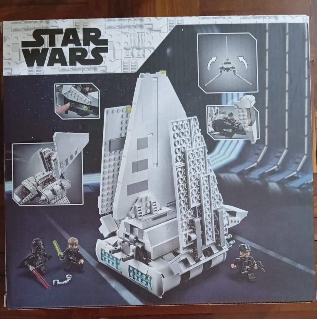Imperial Shuttle Star Wars armable tipo Lego 729 Piezas 71cmX57cm (modelo: 11602) — imagen 3