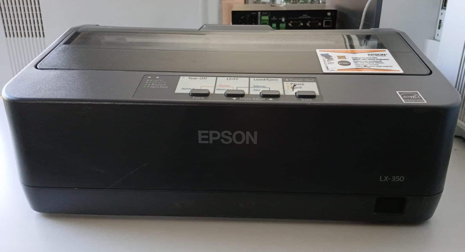 IMPRESORA EPSON LX‑350 (MATRICIAL 9 PINES) SEMINUEVA IDEAL PARA FORMAS CONTINUAS — imagen 1