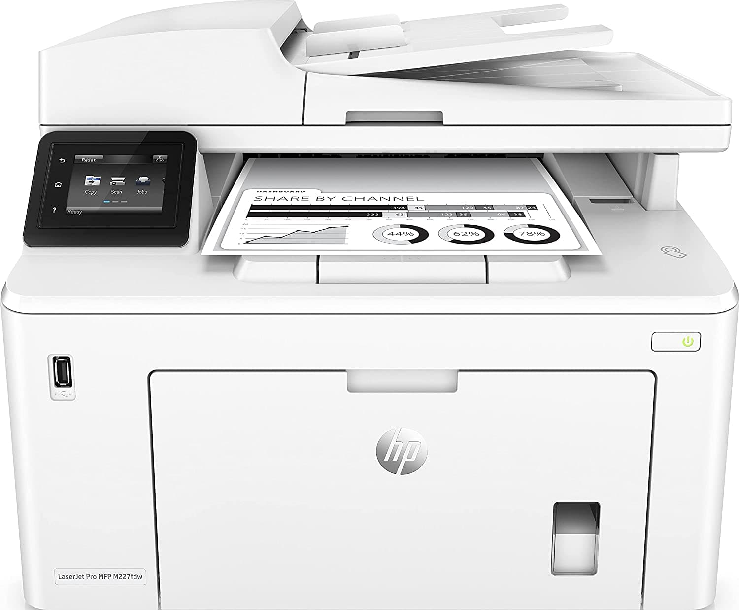 IMPRESORA MULTIFUNCIÓN MONOCROMÁTICA HP LASERJET PRO M227FDW SEMINUEVA — imagen 3